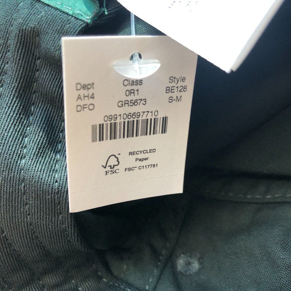 J.Crew‎ S-M Green Bucket Hat Cap Head Cover Corduroy NWT - Picture 5 of 5